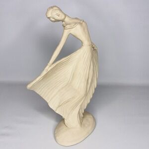 AUSTIN PRODUCTS 1988 Fisher Sculpture Woman Flowing Twirl Dress